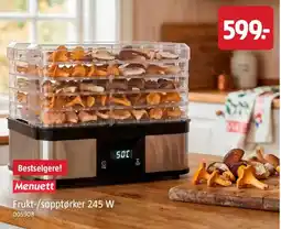 Jula Menuett Frukt-/sopptørker 245 W tilbud