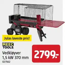 Jula MeeC Tools Vedkløyver 1,5 kW 370 mm tilbud