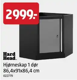 Jula Hard Head Hjørneskap 1 dør tilbud