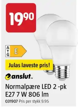 Jula anslut Normalpære LED tilbud