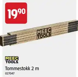 Jula Meec tools Tommestokk 2 m tilbud