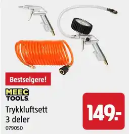 Jula MEEC TOOLS Trykkluftsett tilbud