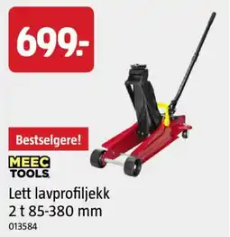 Jula MEEC TOOLS Lett lavprofiljekk tilbud