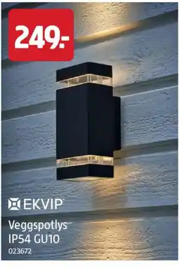 Jula Ekvip Veggspotlys tilbud