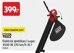 Jula Meec tools elektrisk løvblåser/-suger tilbud