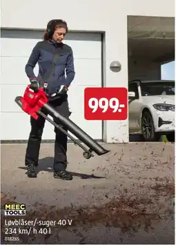 Jula MeeC Tools Løvblåser/-suger 40 V tilbud