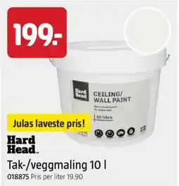 Jula Hard Head Tak-/veggmaling tilbud
