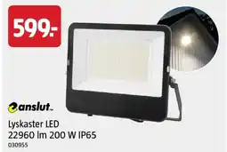 Jula anslut Lyskaster LED tilbud