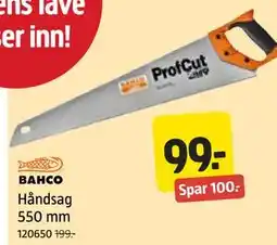 Jula Håndsag 550 mm tilbud