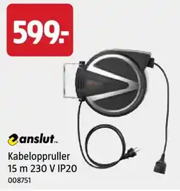 Jula Kabeloppruller 15 m 230 V IP20 tilbud