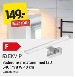 Jula Baderomsarmaturer med LED tilbud