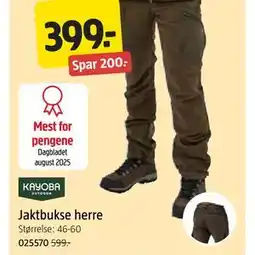 Jula Jaktbukse herre tilbud