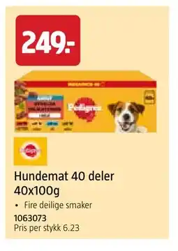 Jula Hundemat 40 deler 40x100g tilbud