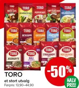 Spar TORO tilbud