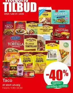 Spar Taco tilbud