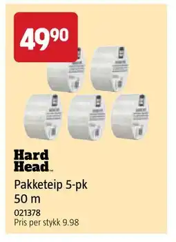 Jula Pakketeip 5-pk 50 m tilbud