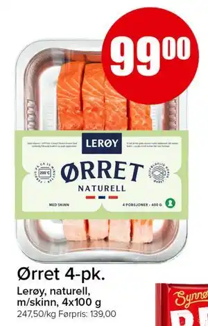 Spar Ørret 4-pk tilbud