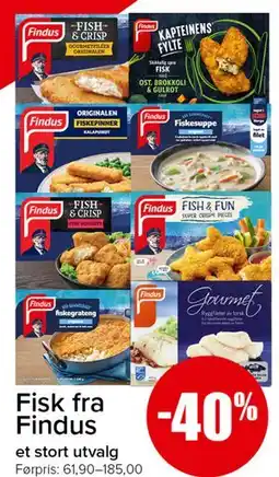 Spar Fisk fra Findus tilbud