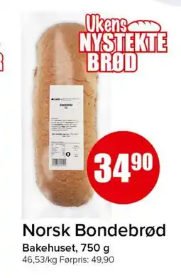 Spar Norsk Bondebrød tilbud