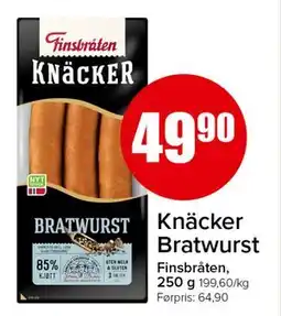 Spar Knäcker Bratwurst tilbud