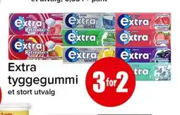 Spar Extra tyggegummi tilbud
