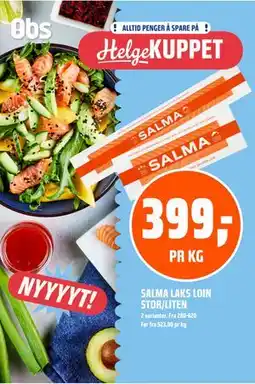 Coop Obs SALMA LAKS LOIN STOR/LITEN tilbud