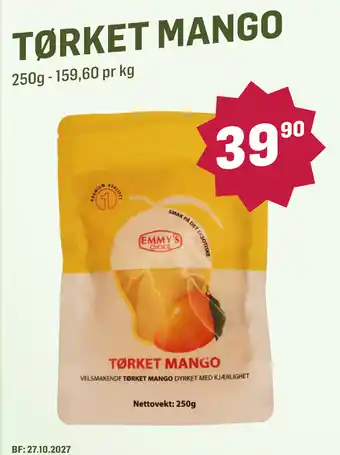 Emmy's Choice tørket mango