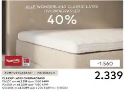 Skeidar Wonderland Classic Latex Overmadrasser tilbud