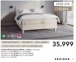 Skeidar Jensen Glow Dream Regulerbar tilbud