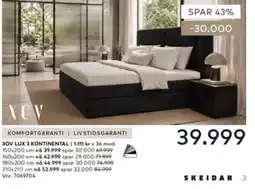 Skeidar Xov lux 3 kontinental tilbud