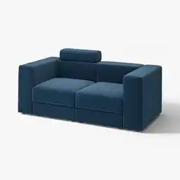 IKEA JÄttebo 2-seters modulsofa, med nakkestøtte/samsala mørk blå tilbud