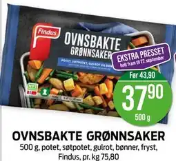 Kiwi OVNSBAKTE GRØNNSAKER tilbud