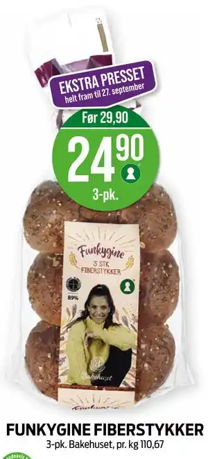 Kiwi FUNKYGINE FIBERSTYKKER tilbud
