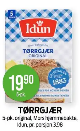 Kiwi TØRRGJÆR tilbud
