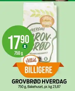 Kiwi GROVBRØD HVERDAG tilbud