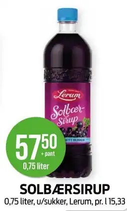 Kiwi SOLBÆRSIRUP tilbud