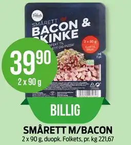 Kiwi SMÅRETT M/BACON tilbud