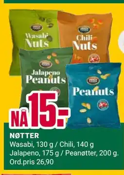 Europris NØTTER tilbud