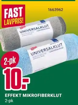 Europris EFFEKT MIKROFIBERKLUT tilbud