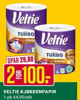 Europris VELTIE KJØKKENPAPIR tilbud