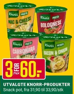 Europris UTVALGTE KNORR-PRODUKTER tilbud