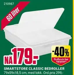 Europris SMARTSTORE CLASSIC BEDROLLER tilbud