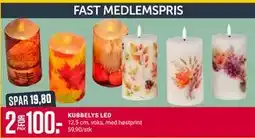 Europris KUBBELYS LED, Medlemspris tilbud