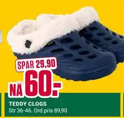 Europris TEDDY CLOGS tilbud