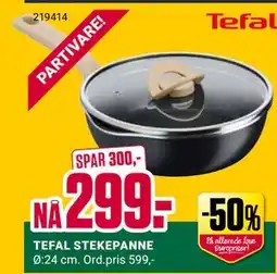 Europris TEFAL STEKEPANNE tilbud