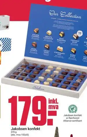 Europris Jakobsen konfekt tilbud