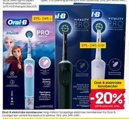 Rusta Oral-B elektriske tannbørster tilbud