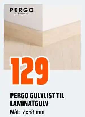 PERGO GULVLIST TIL LAMINATGULV