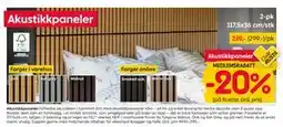 Rusta Akustikkpaneler, Medlemspris tilbud