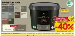 Rusta Veggmaling Nyans Full Matt Edition, Medlemspris tilbud